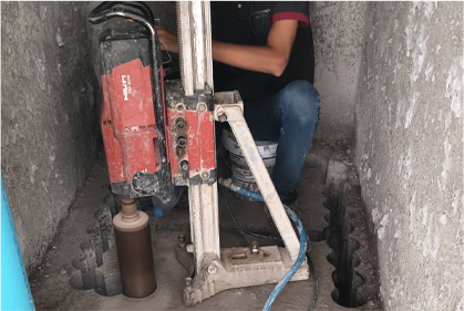 งานเจาะคอนกรีต / ตัดคอนกรีต